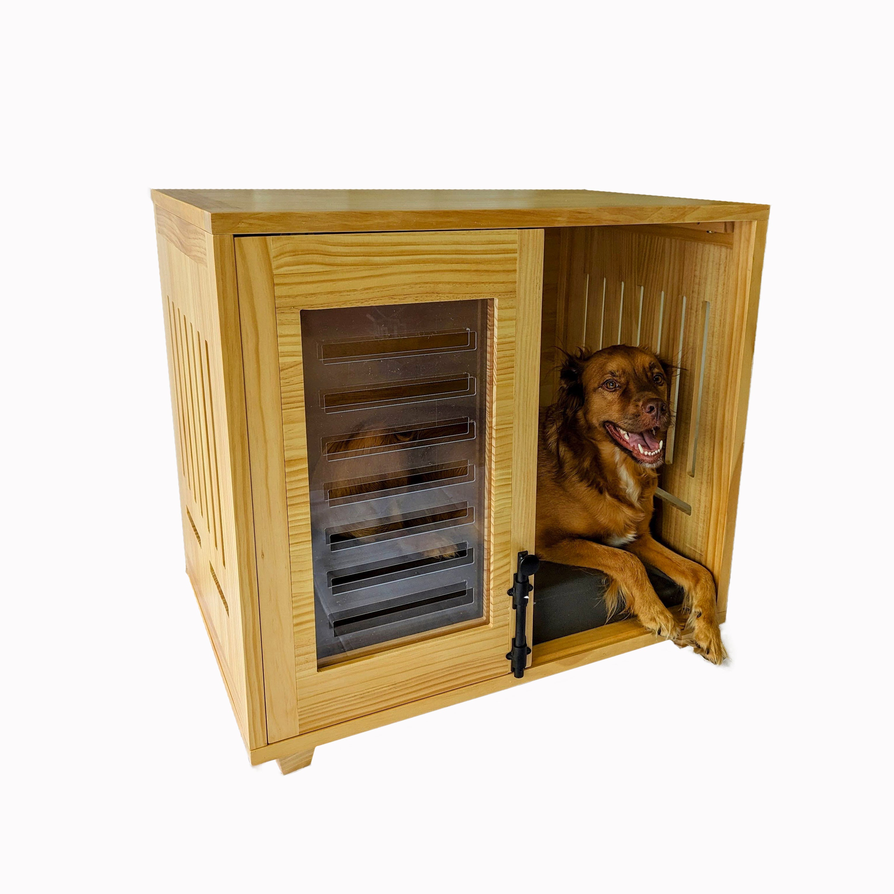 Acrylic dog cage best sale